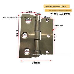 Thiết kế hiện đại 304 thép không gỉ Angled phòng thí nghiệm cửa tủ bản lề an toàn kim loại im lặng bản lề đồ nội thất phần cứng - Product Image 1