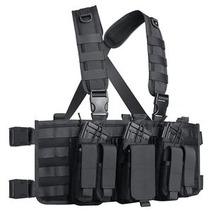 Gilet tactique mini rig avec poche pour chargeur, réglable, détachable, modulaire Molle - Product Image 2