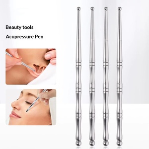 Stylo d'acupuncture en acier inoxydable pour le soulagement des points de déclenchement <span class=keywords><strong>du</strong></span> corps entier, outil de massage profond des tissus, barre d'acupression, massage - Product Image 5