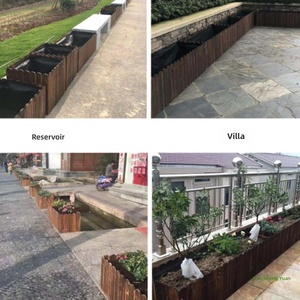 <span class=keywords><strong>Jardinière</strong></span> rectangulaire en bois traité anticorrosion, style pastoral, <span class=keywords><strong>pour</strong></span> jardin, <span class=keywords><strong>balcon</strong></span>, légumes et plantes succulentes - Product Image 2