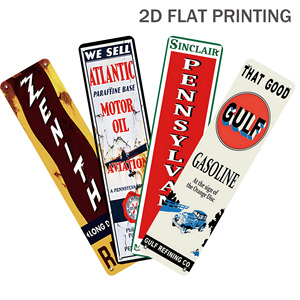 Ensemble <span class=keywords><strong>de</strong></span> panneaux métalliques vintage à <span class=keywords><strong>l</strong></span>'effigie <span class=keywords><strong>de</strong></span> Gas Oil, style rétro Zenith Atlantic Sinclair Gulf, décoration murale pour <span class=keywords><strong>garage</strong></span> ou man cave - Product Image 5