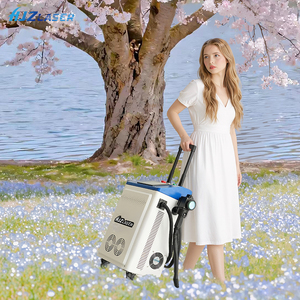 Dernière génération de machine de nettoyage au laser pulsé refroidie par air 300W 500W pour l'élimination de la rouille, des graffitis et de la peinture sur l'acier inoxydable, l'aluminium et le bois - Product Image 2