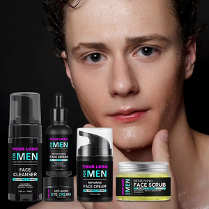 Set de Cuidado de la Piel con Ácido Hialurónico <span class=keywords><strong>para</strong></span> Hombre, Vitamina C Orgánica, Aloe Vera, Hidratante, Control de Grasa, Antiarrugas, Iluminador, Superventas - Product Image 5