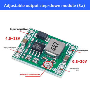Module d'alimentation abaisseur DC-DC MP1584EN avec sortie fixe 3.3V <span class=keywords><strong>5V</strong></span> 9V <span class=keywords><strong>12V</strong></span> et version réglable en option - Product Image 3