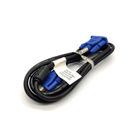 Kabel Proyektor Monitor HDTV PC 1.5M 4 + 5 VGA Berkecepatan Tinggi 15 Pin Pria KE Pria untuk PS3/4 Pc