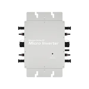 IP65 su geçirmez güneş ızgara kravat mikro invertör WVC 1200W 1400W 1600W 2000W 2400W kablosuz iletişim izleme sistemi