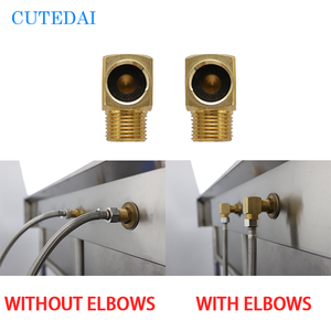 Высококачественный латунный кухонный кран с 2 отверстиями - Product Image 5