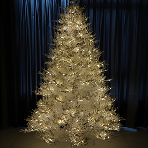 Longstar – arbre de noël artificiel floqué avec 2023 lumières Led, nouveau Design, Style <span class=keywords><strong>sapin</strong></span> 750, blanc pur, pointes d'injection PE - Product Image 6