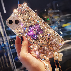 Rhinestone long lanh kim cương điện thoại trường hợp đối với <span class=keywords><strong>iPhone</strong></span> 11 12 13 14 15 Pro Max điện thoại trường hợp - Product Image 3