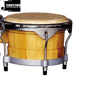 2024 Jingying Music Latin Drums Series, venta al por mayor WB0709 7 y 9 pulgadas Piezas de madera galvanizadas Tendencia de moda <span class=keywords><strong>Bongo</strong></span> Drums - Product Image 3