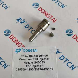 NO.591(6-15) TOPDIESEL Buse à rampe commune G4S033 pour injecteur 295700-1190 23670-E9301 - Product Image 5
