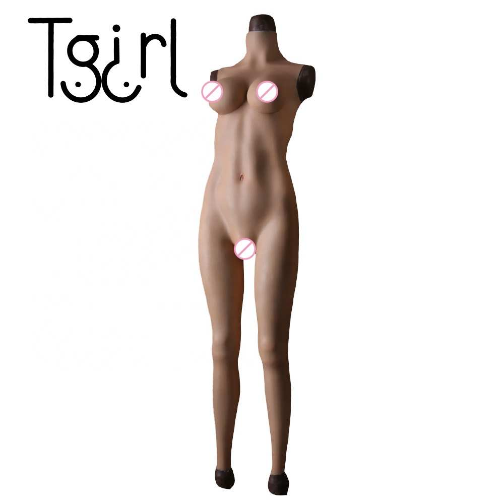 Faux seins en coton et Silicone Drag Queen pour transgenre, corps avec formes de poitrine