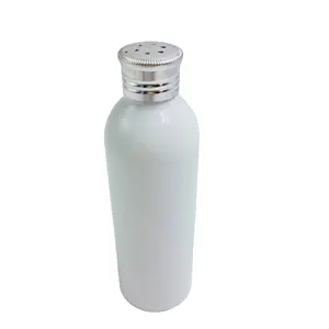 Botol Aluminium Kosmetik 30/50/80/120/160/200G Kustom dengan Tutup Sekrup Aluminium untuk Pengocok Bubuk