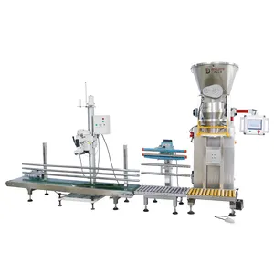 Semi Automatic 10kg 50kg Heavy Big Bag Powder Screw Filling Packing Sewing Machine