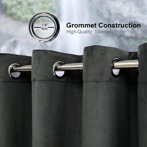 Rideaux de luxe européen élégant tissu de velours occultant velours sarcelle ou soie, rideaux de velours hollande - Product Image 5