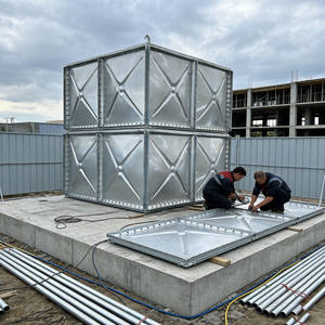 Réservoir d'eau modulaire galvanisé enterré souterrain avec revêtement anti-corrosion pour maximiser l'espace d'utilisation du terrain - Product Image 4