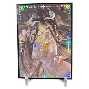 60ct Papier holographique personnalisé Art Overload Albedo Rainbow Foil pour protège-cartes 67x92mm, protège-illustration extérieur brillant - Product Image 3