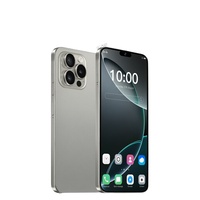 Teléfono Inteligente 17 Pro Max Usado, Original, Desbloqueado, 5G, Pantalla HD de 6.9 Pulgadas, 144Hz, Cámara de 108MP, Deca Core, 16GB de RAM, Grado A+ Original