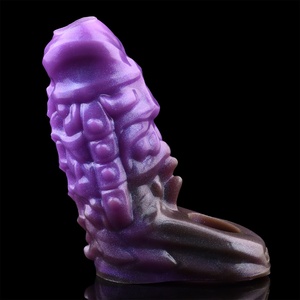 SHAZ-3005 Penis Sleeve Extender Enhancer Realistic <b>Dildos</b> Condom Delay Ejaculation Cock Ring Testis <b>Dildo</b> - Product Image 1