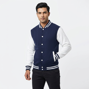 Veste de baseball personnalisée pour homme, style varsity, broderie anime, motif camouflage, longue, style Letterman - Product Image 1