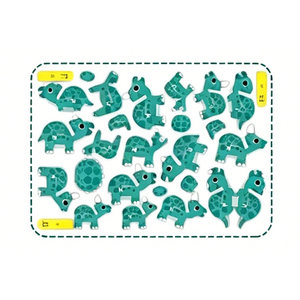 Kit de modèles en <span class=keywords><strong>carton</strong></span> 3D, série dinosaures, puzzle en <span class=keywords><strong>carton</strong></span> à assembler soi-même, jouets dinosaures Triceratops pour la vente en gros - Product Image 5