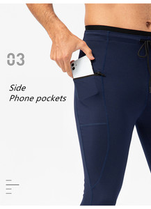Calidad SPEED up Mens Custom Sublimated Leggings Pantalones <span class=keywords><strong>de</strong></span> <span class=keywords><strong>entrenamiento</strong></span> Medias con logotipo personalizado - Product Image 4