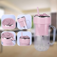 Licuadoras portátiles de jugo fresco todo en 1 y Mini batido de frutas batido mezclador botella Blander Licuadora portátil exprimidor