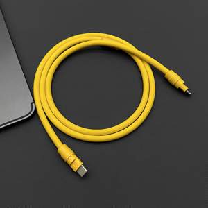 Tendance chaude <span class=keywords><strong>incassable</strong></span> 1M Silicone Type C à Type C Câble Cordon 100W 240W 5A Usb C Câble de charge en silicone rapide pour <span class=keywords><strong>IPhone</strong></span> 15 - Product Image 1