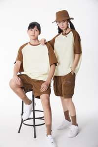 T-shirt décontracté surdimensionné en coton 100% 260 GSM, manches raglan, personnalisable avec logo, style streetwear pour hommes – Vente en gros - Product Image 6