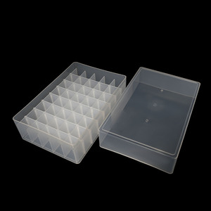 Plastic <b>Sample</b> Vial Storage Box 30 Grids For 3 10 20ml Glass <b>Bottles</b> <b>Perfume</b> <b>Sample</b> Dispensing Holder - Product Image 3