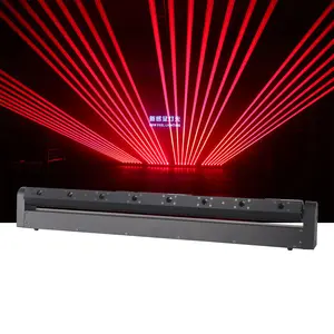 Fabrik preis bühne laser licht vorhang hersteller 500mw 8 strahl rote laser bar für dj/disco/clubs/nachtclub/event/bar/tvshow
