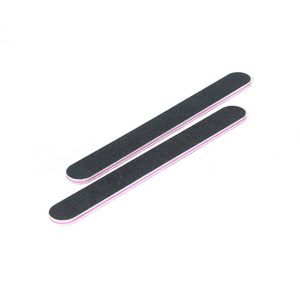 Nhà Máy Chuyên Nghiệp Bán Buôn Thẳng Hai Mặt Cát Đen Nhựa Nail File - Product Image 2