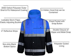دراجات جلدية عاكس Led إشارة دراجة نارية مضادة للكم عالية الأمان لينة ركوب ضوء عاكس الرجعية لسترات السلامة - Product Image 6