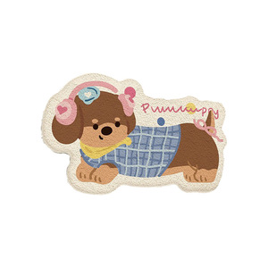 Tapis de sol pour enfants en forme de Teckel mignon, antidérapant, pour chambre d'enfant, motif animal de dessin animé, nettoyage facile, lavable en machine - Product Image 4