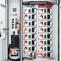 Conteneur de stockage d'énergie, armoire de batterie refroidie par air pour projets de réduction des pics de consommation en ferme solaire et stations utilitaires