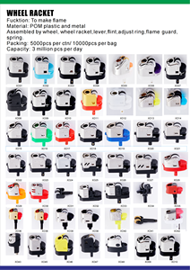 XD28 silex briquet pièces assemblé roue raquette couleur rouge meilleure vente pas cher prix prêt tête - Product Image 4