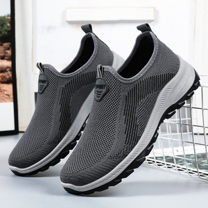 Men's Casual Microfiber Leather Upper Sport Sneakers Large Dad Shoes PU Rubber Sole Waterproof Breathable Walking for Summer - Product Image 4