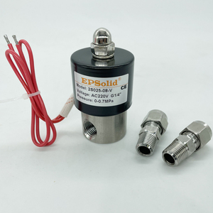 1/4 ''thép không gỉ điện <span class=keywords><strong>solenoid</strong></span> van nước FKM 2s025-08 AC220V với OEM tùy biến hỗ trợ - Product Image 4