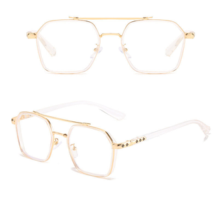 Montura de gafas ópticas para ordenador, anteojos de moda con luz azul, <span class=keywords><strong>retro</strong></span>, cuadrados, en stock - Product Image 1