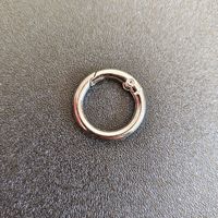Gantungan Kunci Perak MFan Zinc Alloy Spring Clasp Lobster Clasp Berlapis Elektro Putih Bentuk K, Hati, Bintang, Lingkaran untuk DIY Perhiasan