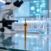 Follicare 0.7 - 0.9 mm Outil d'extraction en acier inoxydable à lame dentelée certifié CE pour greffe de cheveux