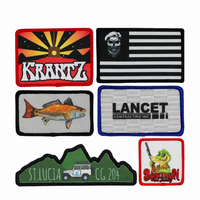 Patch thermocollant vierge en sergé pour casquette, à sublimation, avec motif cœur imprimé, pour le collage sur chapeau