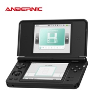 Console de jeu portable ANBERNIC RG DS Plus avec coque rabattable, écran tactile double, 4,3 pouces, batterie 4000 mAh, processeur quadricœur, compatible PS1