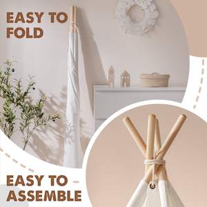 Portable enfants tentes <span class=keywords><strong>Tipi</strong></span> jouer maison enfants coton toile indien jouer tente enfant petite plage <span class=keywords><strong>tipi</strong></span> fête salle décor - Product Image 5