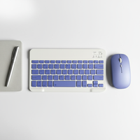 Aksesoris Komputer Keyboard dan Mouse Set Lengkap Komputer 78 Tombol Keyboard Mini Nirkabel Ultra Tipis dan Combo Mouse