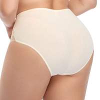 Culottes Quotidiennes Personnalisées pour Femmes Mûres, Sexy, Taille Moyenne, Grande Taille, en Nylon Tricoté Uni
