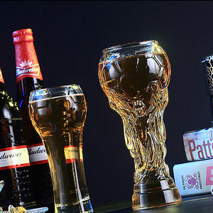 Chope à bière en verre borosilicate résistant à la chaleur <span class=keywords><strong>pour</strong></span> <span class=keywords><strong>regarder</strong></span> des matchs en plein air, jeu de football, tasse à bière en verre - Product Image 3