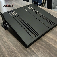 Baki Pedal Sim Racing Baja, Braket Dudukan Pedal yang Dapat Disesuaikan, Kompatibel dengan Pedal Fanatec T3PA T3PA PRO G25 G27 G29 T300RS