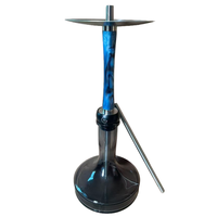 Nouveauté en vente chaude, fabrication chinoise, narguilé à fumer, chicha écologique, ensemble de narguilé en verre