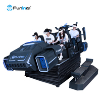 Simulateur de Mars Obscur, Thème Dynamique VR, 6 Places, Voitures 9D, Chaise à Rotation 360 Degrés, Cinéma Volant, Jeu de Parc d'Attractions Intérieur